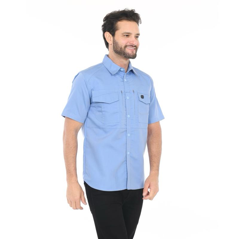 VICTO Kemeja V-Tac Lengan Pendek Workshirt VICTO Kemeja V-Tac Lengan Pendek Workshirt