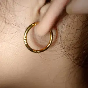 cantik Anting Gipsi Model Spasi Terbaru Terbuat dari Bahan Koin Logam Original 1991 Anti Karat Tidak Luntur terlaris