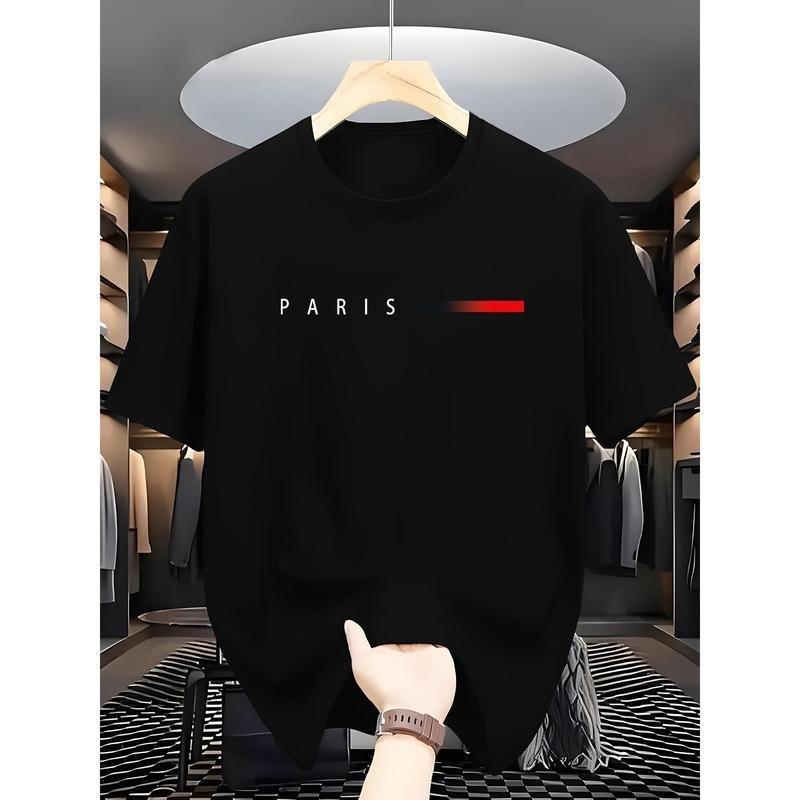 Kaos T-shirt cetak digital yang cocok untuk pria dan wanita muda tahun 2025 - Bahan nyaman 5