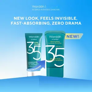 WARDAH UV Shield SPF35 PA+++ Sunscreen Moisturizer Salicylic Acid 35ml Acne Calming