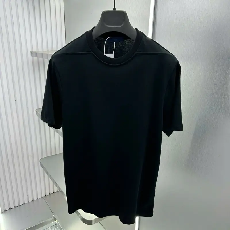 Áo phông thun trơn Eo Vì nam nữ cổ tròn vai chéo vải cao cấp thoáng mát co dãn - Menswear Unisex 2