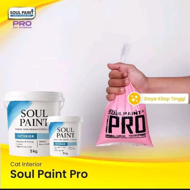 SOULPAINT INTERIOR CAT KEMASAN 1KILO
