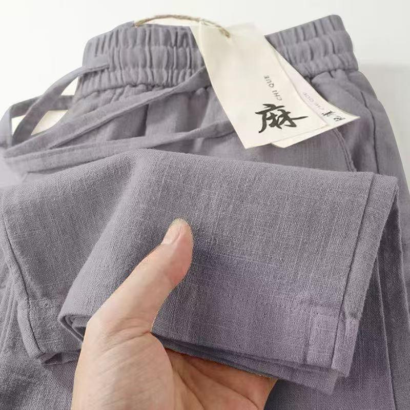 Quần áo thương hiệu nội địa dành cho nữ: Quần vải lanh mỏng nhẹ mùa hè cho nam…