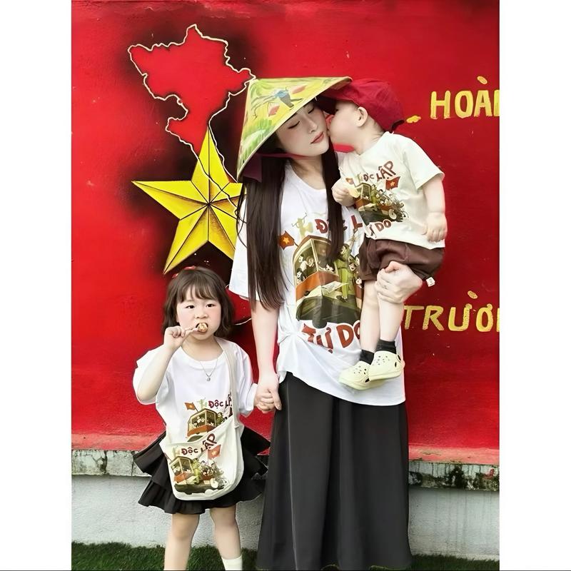 Áo thun yêu nước hình in ĐỘC LẬP TỰ DO lá cờ Việt Nam sắc nét chất cotton thoáng mát phù hợp cho cả nam và nữ 4