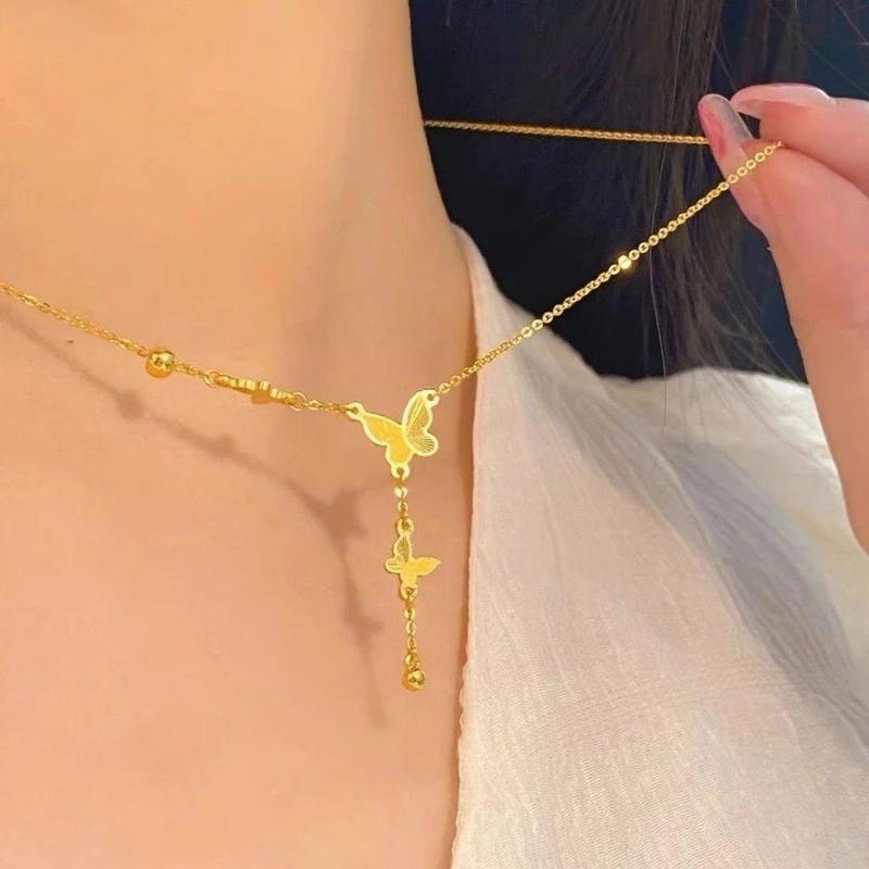 G-32 COD  Tren Fashion-Kalung Wanita Kupu-kupu 0
