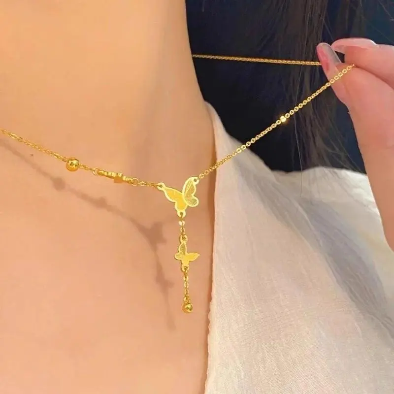 G-32 COD  Tren Fashion-Kalung Wanita Kupu-kupu 0