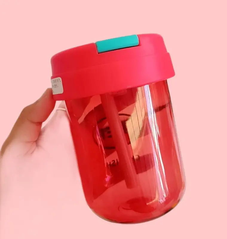 Botol minum anak Sedotan 330ml/ Gelas Bayi Minum Kekinian CUP8 5