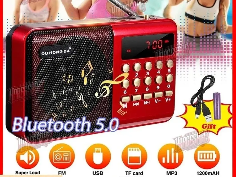 Speaker Mp3 JOC H1011 bluetooth USB - Radio Untuk Murotal- Radio Fm Portable