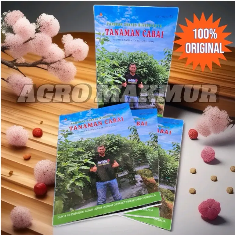 Buku Metode Tanam Cabai Profesor Udin - Metode Mas Udin untuk Petani