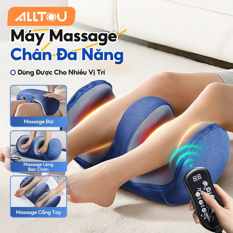 Máy Massage Chân Bắp Chân Thiết Kế Hình W – 2 Mức Nhiệt Ấm – An Toàn – Quà Tặng…