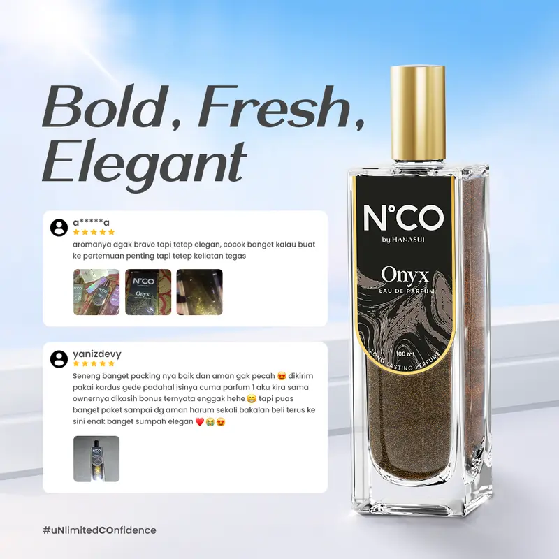 NCO Onyx EDP - Eau De Perfume Parfum Wanita Wangi Tahan Lama Lily 1
