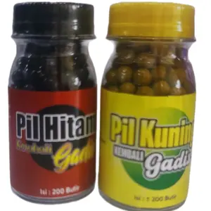 paket B  Minum boba hitam dan boba  kuning Herbal