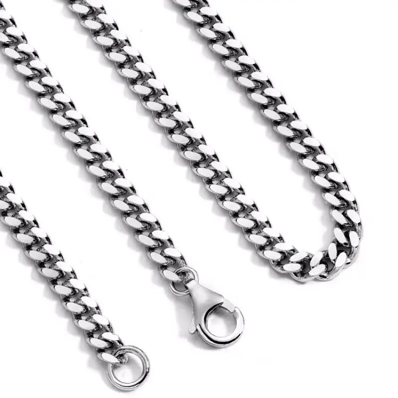 Kalung Rantai Titanium Pria Model Rantai Kecil / Kalung Silver Anti Karat / Aksesoris Elegan - PROJECT TWENTYONE 1