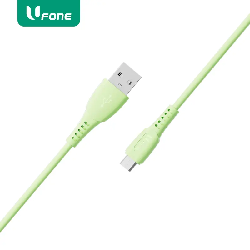 Ufone TB01-M Kabel Data Toples Isi 20 Pcs Mix Warna USB A to Micro 2.4A Efficient Charging PVC 100 cm 2