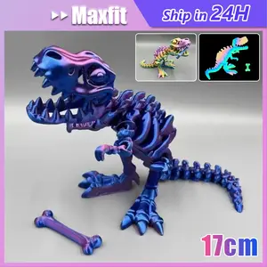 Articulated Dinosaurus Toys 3D Printing Dino Action Figure Fleksibel Dinosaurus