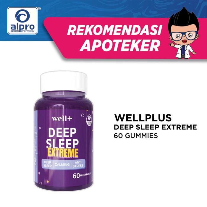 Gambar Wellplus Deep Sleep Extreme 60Kap dari Apotek Alpro Poris Kota Tangerang Tokopedia