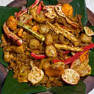 sebring (seblak kering) mix bebas request varian menu+varian rasa kemasan 500 gram