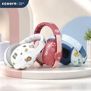 NEW LOOK! SCOORA Cronos Pro Baby Earmuff With Special Case | penutup telinga bayi dari kebisingan