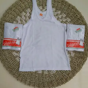 10Pcs SINGLET PRIA DEWASA VEGASA ATASAN KAOS DALAM PRIA L XL XXL POLOS VEGASA