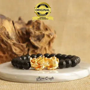 THE RICH Gelang Pixiu Naga ASLI untuk Afirmasi Positif
