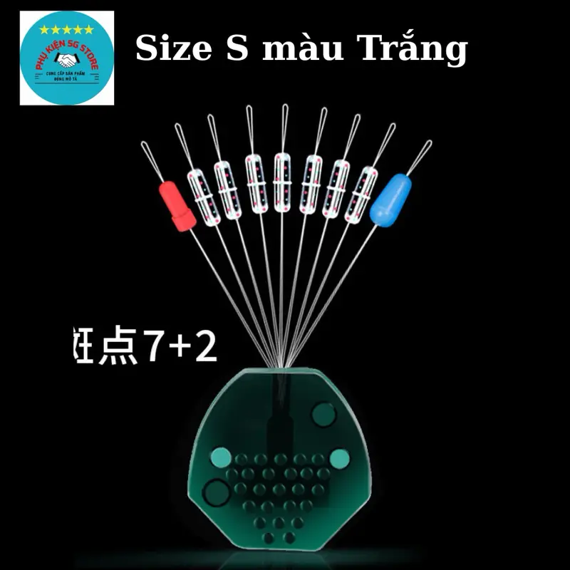 Tép Hạt Chặn Silicon, Hạt Chặn Làm Trục Câu Đơn Câu Đài 7+2