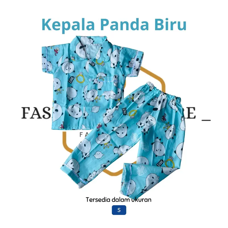 Piyama anak bayi dan remaja /3bulan-16tahun/piyama polimicro/setelan baju tidur Katun Lengan Perempuan Merah 2