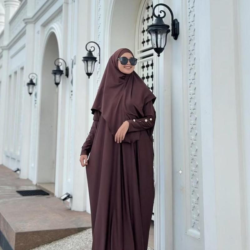 Gamis Set Syar'i Keyra Abaya Material Jersy!! 3