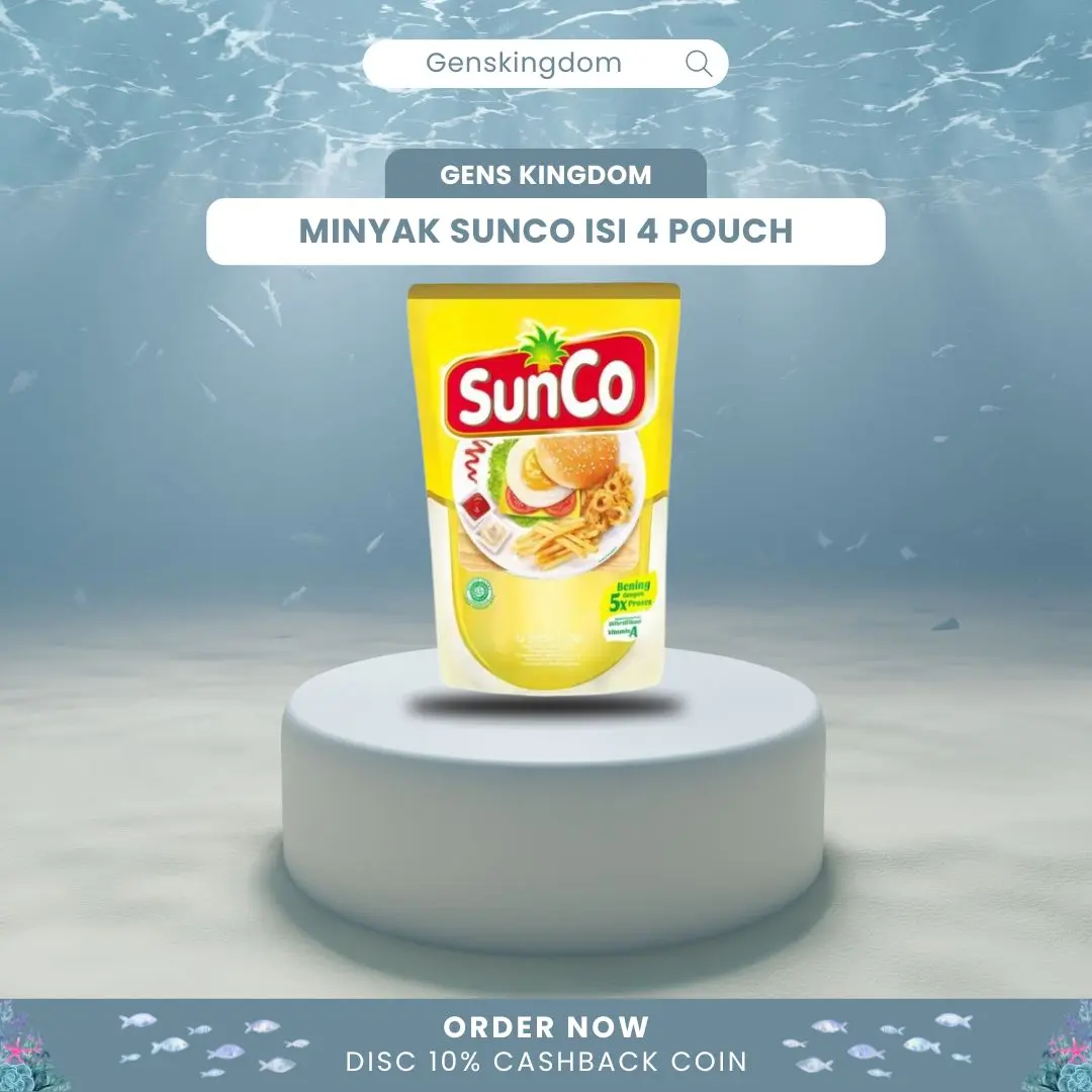 ABN20 MINYAK SUNCO ISI 4 POUCH MINYAK KELAPA SAWIT PREMIUM