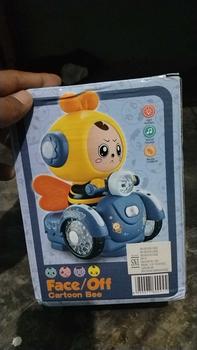 Product Review of Mainan Anak Lebah Naik Motor Bisa Berubah Muka Empat from D**6 0