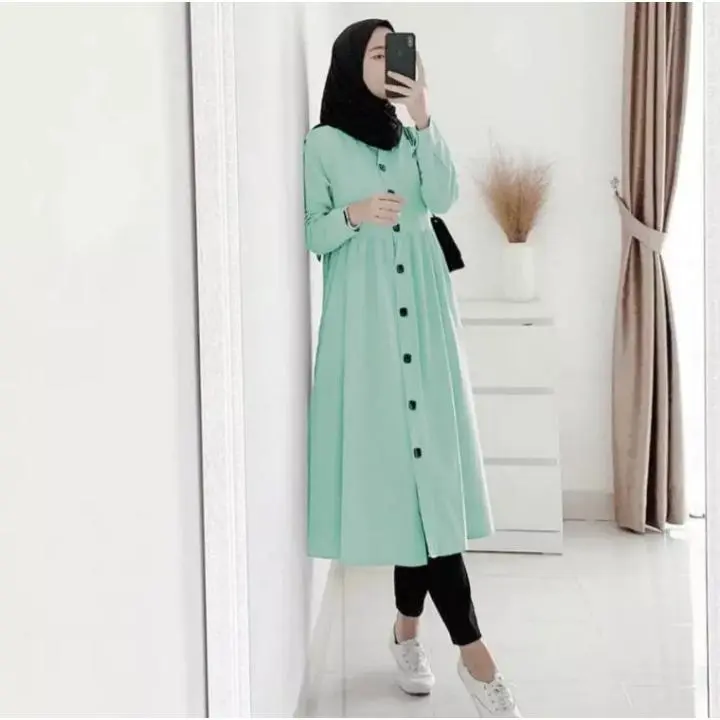 Tunik Dzuvia FULL KANCING // TERLARIS // TERBARU // TERMURAH // BUSUI BY ADIJAYA TUNIK LENGAN KANCING KEKINIAN 7