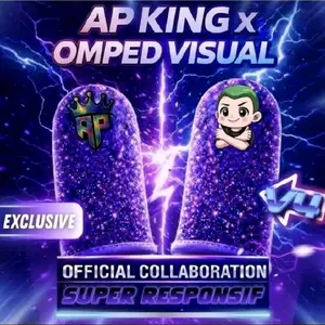 Sarung Jempol Gaming AP King V4 | Accessories Finger Sleeve Mobile Legend & Free Fire