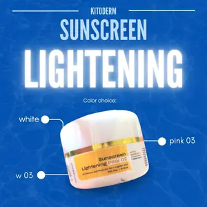 Kitoderm Sunscreen Lightening Pink 03, W03 Arbutin Facial