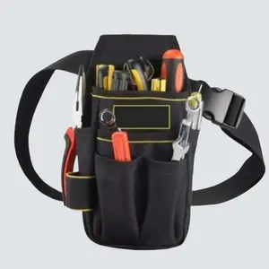 W.H  obeng  TOLLKIT  PERKAKAS  BENGKEL  obeng perkakas pinggang    teknisi selempang   tukang warna hitam backpack tool   pinggang tasper  kakas