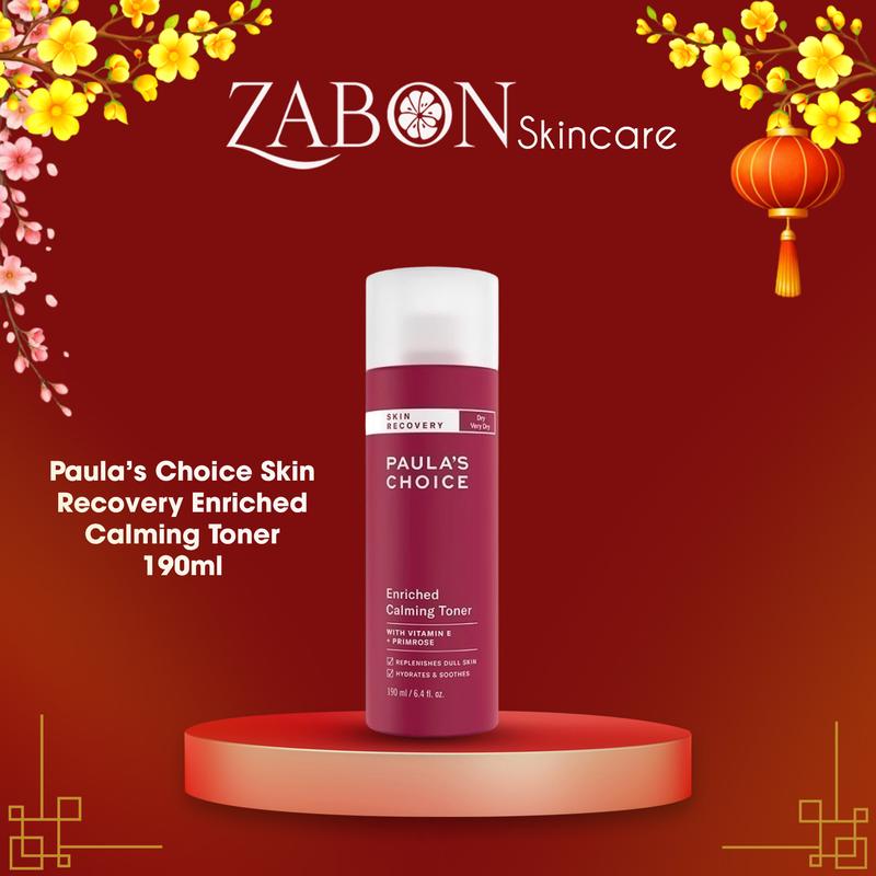 Nước cân bằng Paula's Choice Skin Recovery Enriched Calming Toner làm dịu và…