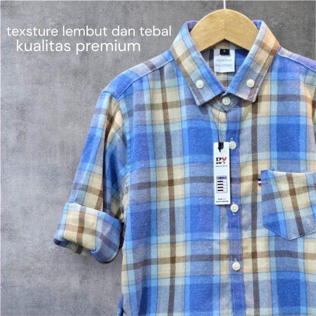 ROOE YARA KIDS & JUNIOR Kemeja Flanel Anak Usia 1-12 Tahun Lengan Panjang Size M L XL 2XL dan 3XL Best Seller Fashion anak motif  Kotak-Kotak
