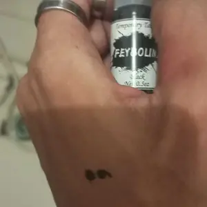 HENNA Isi Ulang Tinta Tato 10ml Hitam Merah Biru Ungu