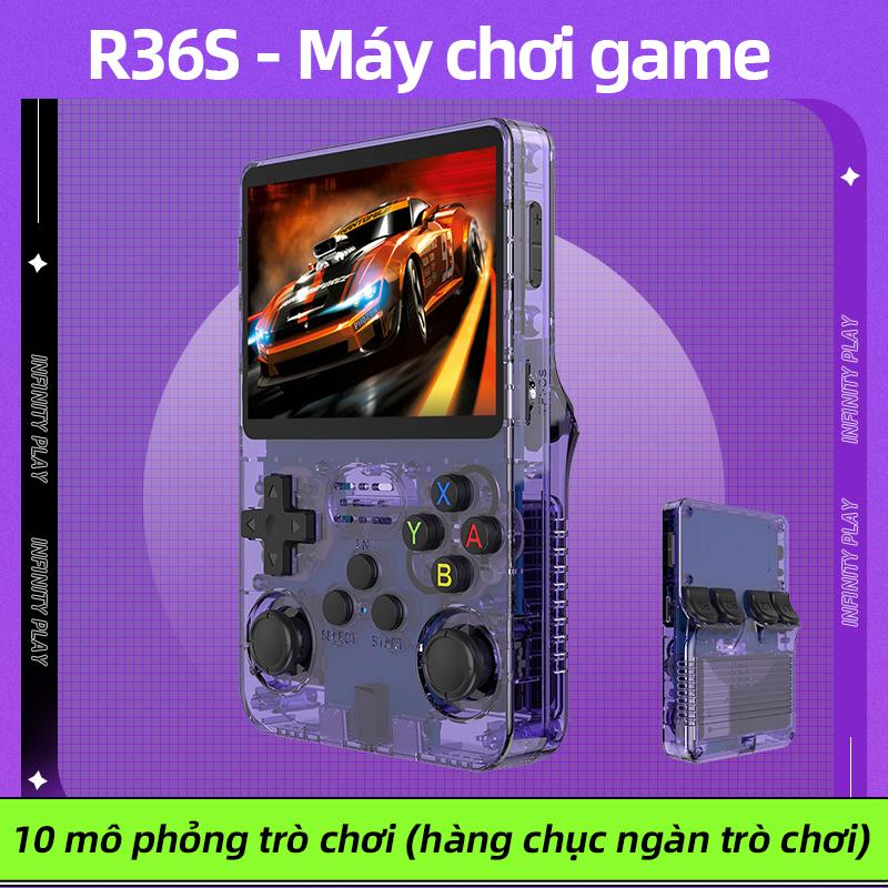 Máy Chơi Game cầm tay, R36S, Màn hình HD 3,5 inch, Nguồn mở, Phong cách hoài cổ, Tương thích với FC, GBA và PSP, Màn hình HD, Thiết kế cổ điển
