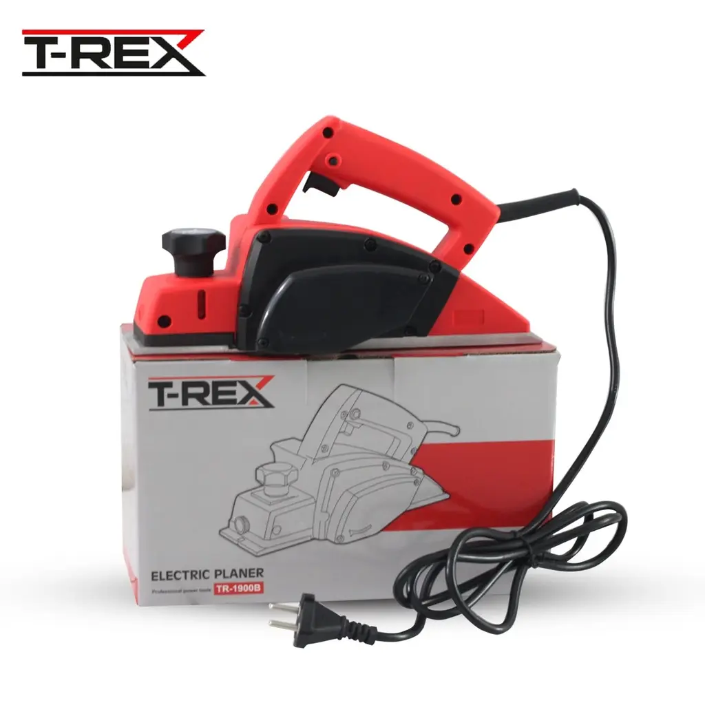 T-Rex MESIN SERUT Kayu Planer Ketam Sugu Pasah TR-1900 FULL TEMBAGA Electric Planer Alat Potong Kayu Elektrik