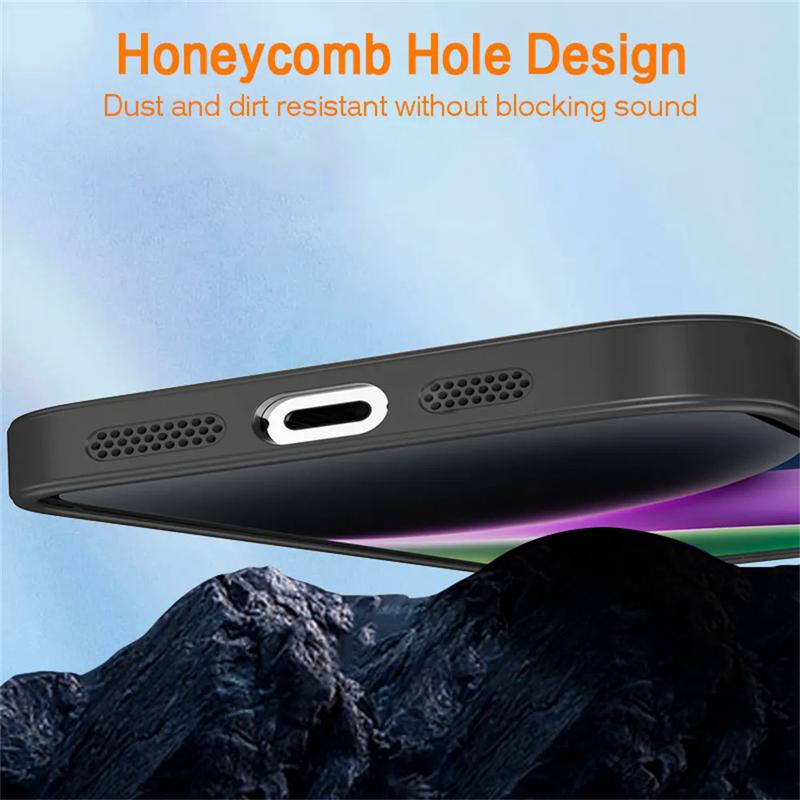 Product Introduction of Bumper matte magnetic for MagSafe Wireless Charging Case for iPhone 15 14 Pro Max 13 12 11 glass lens camera protection cover 24