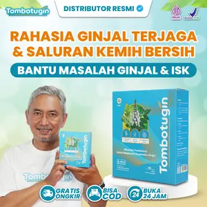 Tombotugin Original 1 Box – Minuman Herbal Ginjal & Saluran Kemih | Bantu Lancarkan BAK, Bantu Cegah Batu Ginjal, Bantu Redakan Anyang-anyangan, Bantu Bersihkan Saluran Kemih, Rasanya Segar Nikmat | Aman Harian, BPOM, Halal, COD