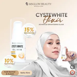 MSGLOW CYSTEWHITE ELIXIR SERUM 15 ML - Serum Wajah Pencerah Kulit