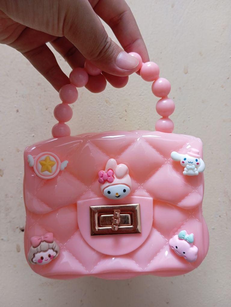 Product Introduction of ( Cek Warna Chat Dulu ) Slingbag Mini Jelly Glossy Karakter Sling Bag Rantai Tas Selempang Jinjing Anak ( Tidak Request Dikirim Random ) 61