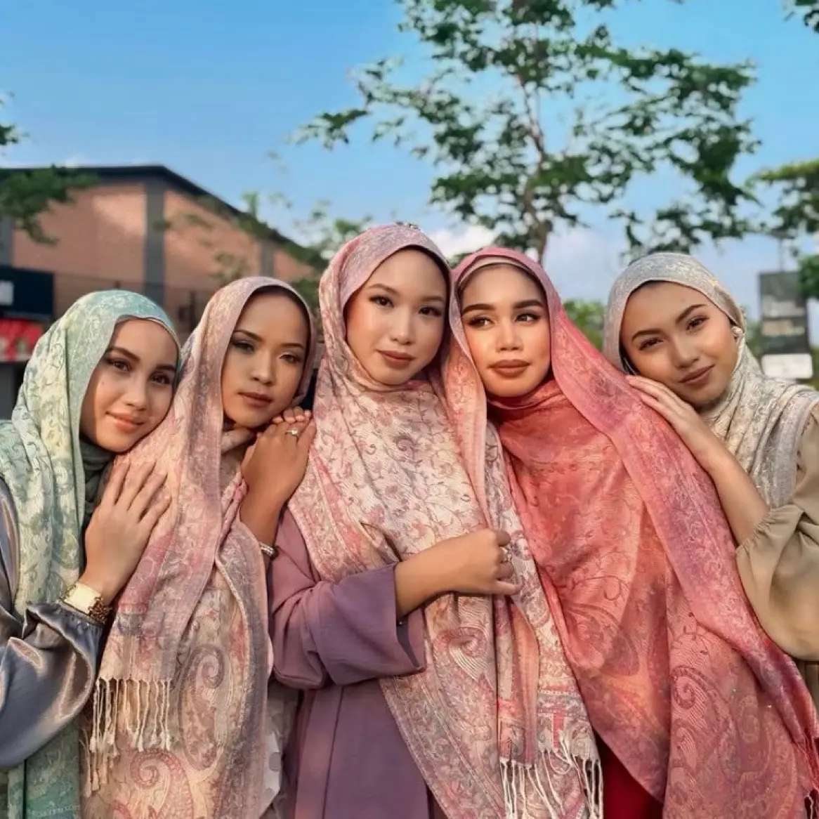 Pashmina Chasmere Turki Motif by MelatiHijab - Muslim Wanita Syal