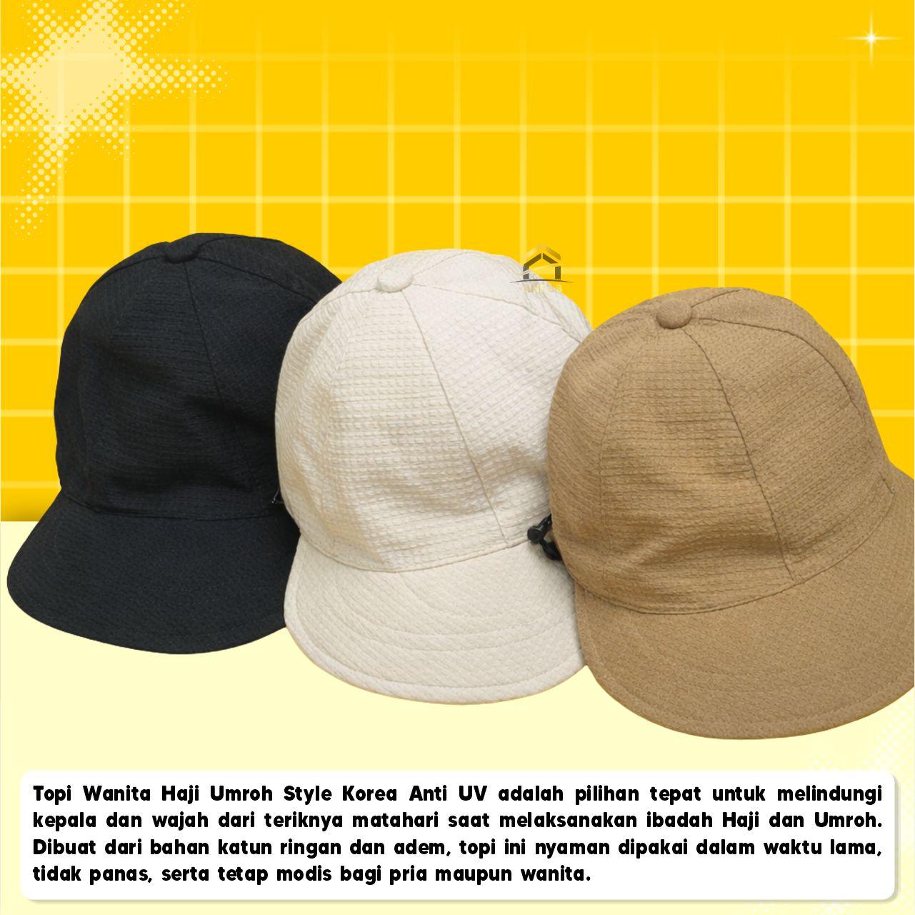ANP88 - Topi Haji & Umroh Jamaah Indonesia untuk Wanita Bahan Linen Nilon Desain Netral Gender Topi Rajut Elegan Pelindung Matahari Ibadah Haji Umroh ANP88 - Topi Haji & Umroh Jamaah Indonesia untuk Wanita Bahan Linen Nilon Desain Netral Gender Topi Rajut Elegan Pelindung Matahari Ibadah Haji Umroh