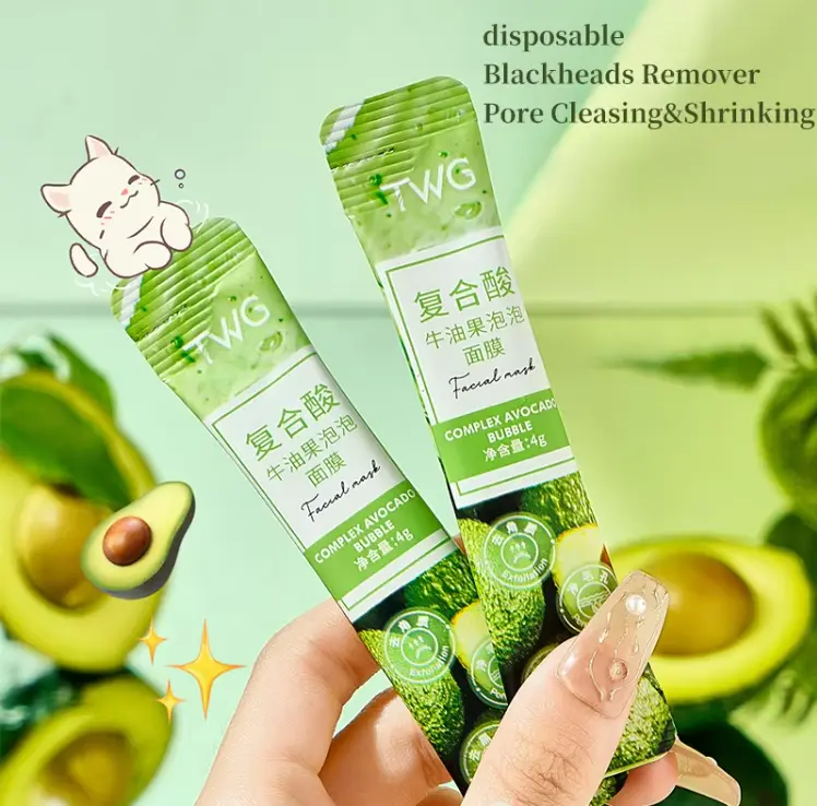 TWG Complex Sour Avocado Bubble Facial Mask - Masker Wajah dengan Busa Ekstrak Alpukat 8