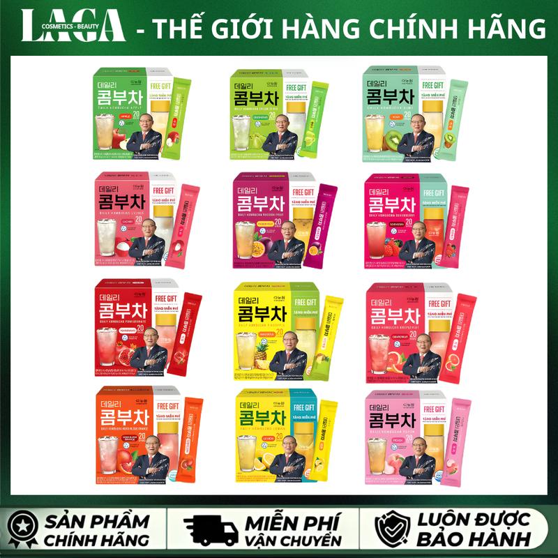 CHUẨN HÀN QUỐC Trà Kombucha Danongwon 13 VỊ 20 Gói MẪU MỚI 2025