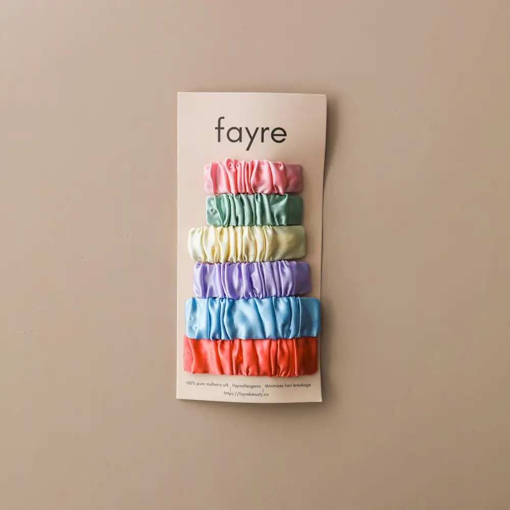 [Heatless styling tool] Fayre Pure Silk Hair Pins