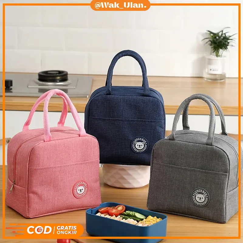 TAS TEMPAT BEKAL LUNCH BAG COOLER BRIVILAS MAKANAN ANAK TAS LUNCH BOX KARAKTER BRIVILAS MURAH 2