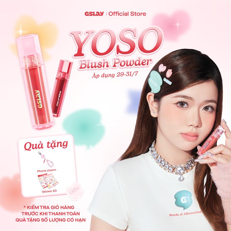 [MUA 1 TẶNG 2] Son Dưỡng Bóng Có Màu Thuần Chay GSLAY YOSO Lip Serum mỏng nhẹ, không bết dính, dưỡng ẩm, tái tạo môi 1ml