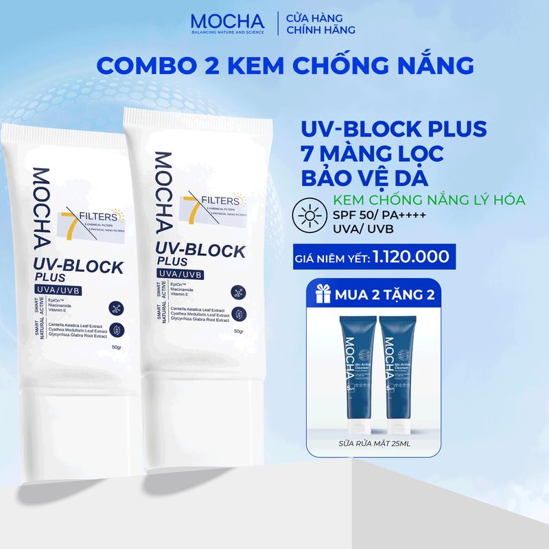 Kem Chống Nắng Mocha Derma SPF 50/PA++++. Bảo Vệ da Khỏi Tia UVA/UVB. Dành Cho Mọi Loại Da Mua 2 Tặng 21 Sữa Rửa Mặt 25ml. Skincare Nữ Sunscreen Chăm Sóc Da Women Dưỡng Ẩm Da